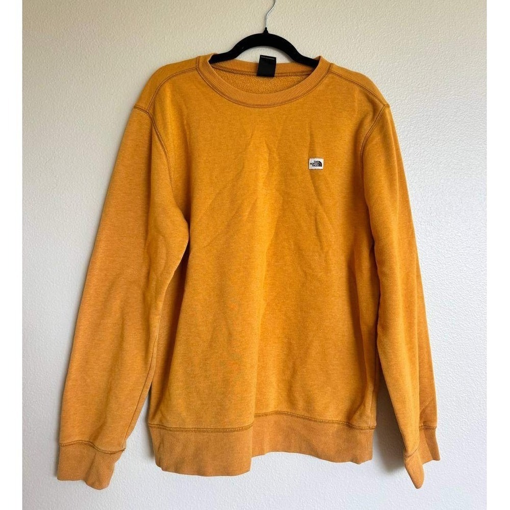 The North Face Crewneck Sweatshirt L Yellow Streetwear Gorpcore Y2K Vintage